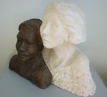 Sculpture intitulée "Duo" par Elisabeth Aloccio, Œuvre d'art originale