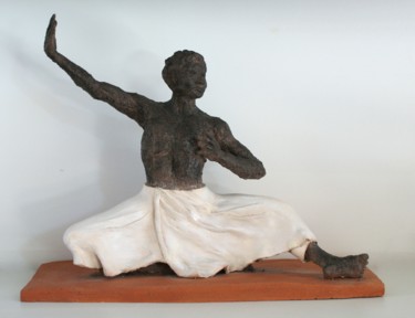 Escultura titulada "Danseur" por Elisabeth Aloccio, Obra de arte original