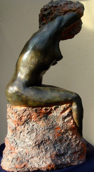 Sculpture intitulée "Emergence" par Elisabeth Aloccio, Œuvre d'art originale