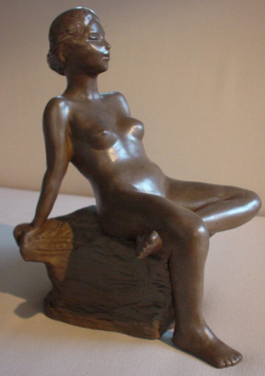 Sculpture intitulée "Léah" par Elisabeth Aloccio, Œuvre d'art originale