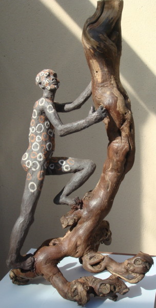 Sculpture intitulée "Toujours plus haut" par Elisabeth Aloccio, Œuvre d'art originale