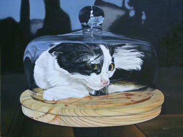 Pintura titulada "Rêve de souris" por Elisabeth Begot, Obra de arte original