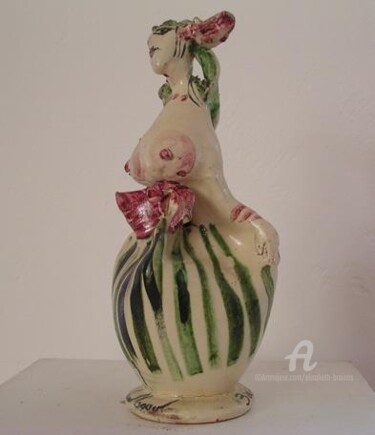 Sculpture titled "vase la bayadere" by Elisabeth Brainos, Original Artwork