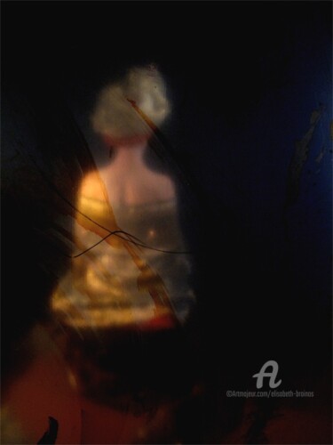 Photography titled "assise au turban" by Elisabeth Brainos, Original Artwork