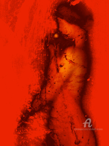 Fotografie mit dem Titel "Vin rouge" von Elisabeth Brainos, Original-Kunstwerk, Manipulierte Fotografie