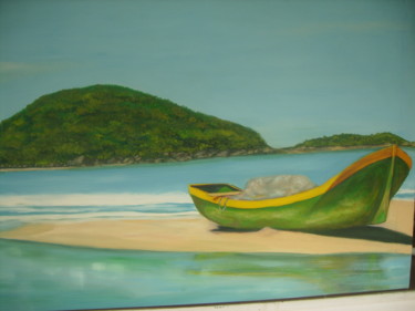 Pintura intitulada "praia-do-prumirim-0…" por Ecellos, Obras de arte originais, Acrílico