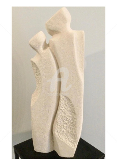 Escultura intitulada "Te quiero" por Elisabeth Dinardo, Obras de arte originais, Pedra