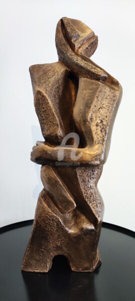 Sculpture titled "Milady" by Elisabeth Dinardo, Original Artwork, Terra cotta