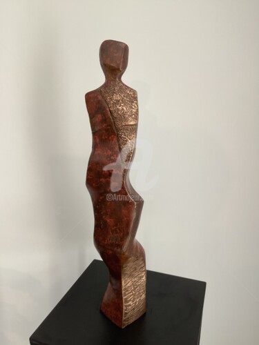 Skulptur mit dem Titel "Belle élégante" von Elisabeth Dinardo, Original-Kunstwerk, Bronze