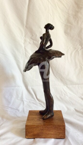 Sculpture intitulée "« Danseuse »" par Elisabeth Faucheur, Œuvre d'art originale, Bronze