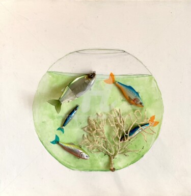 Peinture intitulée "« Sans titre (aquar…" par Elisabeth Faucheur, Œuvre d'art originale, Acrylique