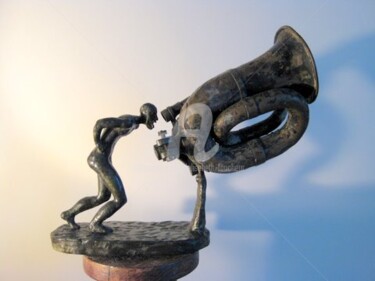 Sculpture titled "entends_moi.JPG" by Elisabeth Faucheur, Original Artwork