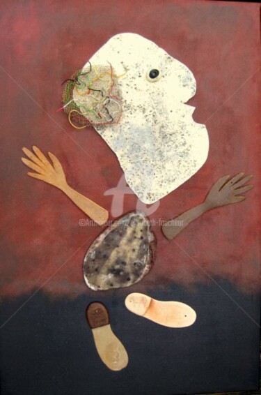 Peinture intitulée "« Sans titre » Mr 3…" par Elisabeth Faucheur, Œuvre d'art originale, Acrylique