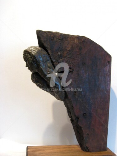 Sculpture titled ""Prouesse" 2012" by Elisabeth Faucheur, Original Artwork, Metals