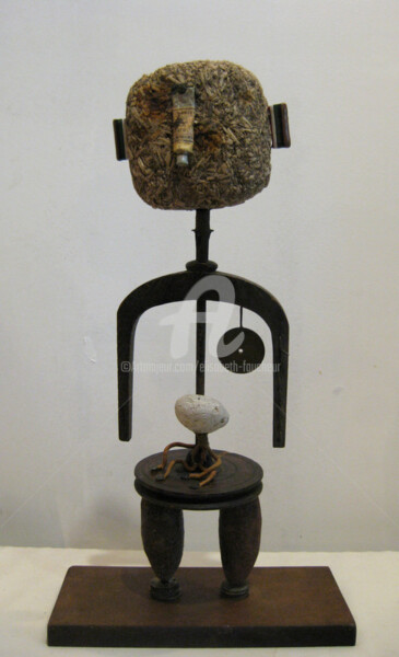 Sculpture titled ""Intérieur"" by Elisabeth Faucheur, Original Artwork, Other