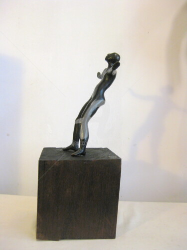 Sculpture intitulée ""Abandon"" par Elisabeth Faucheur, Œuvre d'art originale, Métaux
