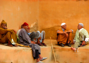 Photographie intitulée "Couleurs du maroc" par Elisabeth Hurtel, Œuvre d'art originale, Photographie numérique