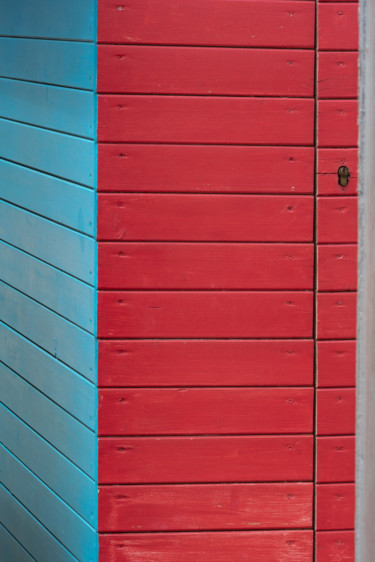 Fotografía titulada "cabine rouge.jpg" por Elisabeth Laplante, Obra de arte original, Fotografía digital