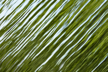 Photographie intitulée "abstract green wate…" par Elisabeth Laplante, Œuvre d'art originale, Photographie numérique