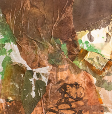 Картина под названием "collage 13" - Elisabeth Laplante, Подлинное произведение искусства, Чернила