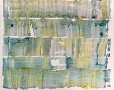 Pintura titulada "plusieurs raies" por Elisabeth Laplante, Obra de arte original, Tinta