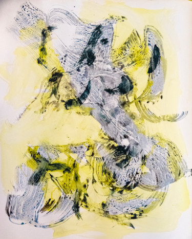 Картина под названием "vital momentum" - Elisabeth Laplante, Подлинное произведение искусства, Чернила