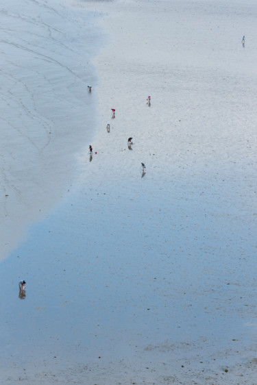 Photographie intitulée "Sable bleu" par Elisabeth Laplante, Œuvre d'art originale, Photographie numérique