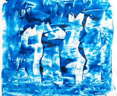 Картина под названием "Les trois grâces" - Elisabeth Laplante, Подлинное произведение искусства, Пигменты