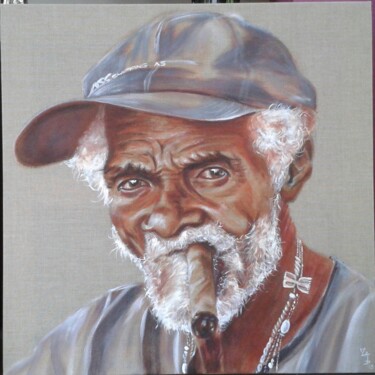 le havane Painting titled "le havane" by Élisabeth Lizen, Original Art, Acrylic