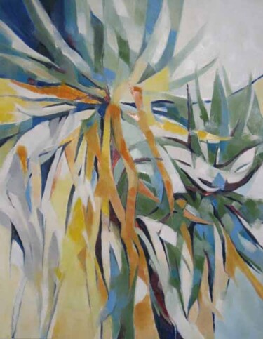 Peinture intitulée "Yucca-ci" par Elisabeth Montreuil, Œuvre d'art originale