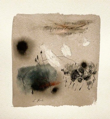 제목이 "Encre et pastel sur…"인 미술작품 Elisabeth Poiret로, 원작, 잉크