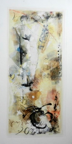 Malarstwo zatytułowany „Sans titre” autorstwa Elisabeth Poiret, Oryginalna praca, Akryl