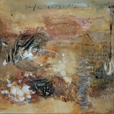 Pittura intitolato "Semez vos pierres d…" da Elisabeth Poiret, Opera d'arte originale, Acrilico