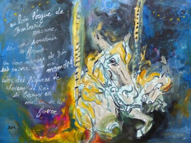 Peinture intitulée "TOURNE - TOURNE" par Elisabeth Renard, Œuvre d'art originale, Acrylique