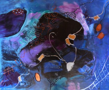 제목이 "INTRUSION 2"인 미술작품 Elisabeth Renard로, 원작, 아크릴 나무 들것 프레임에 장착됨