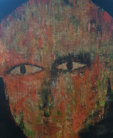 Pintura titulada "Cara" por Elisabeth Vaz, Obra de arte original, Oleo