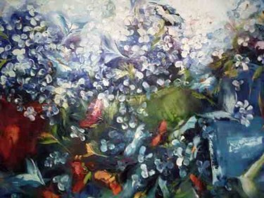 Pintura intitulada "primavera" por Elisabeth Ebailoni, Obras de arte originais