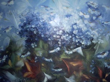 Pintura intitulada "primavera 7" por Elisabeth Ebailoni, Obras de arte originais