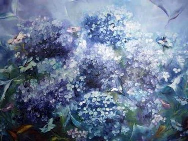 Pintura intitulada "primavera 4" por Elisabeth Ebailoni, Obras de arte originais