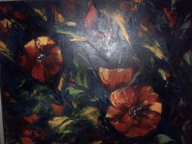 Pintura intitulada "noturno 1" por Elisabeth Ebailoni, Obras de arte originais