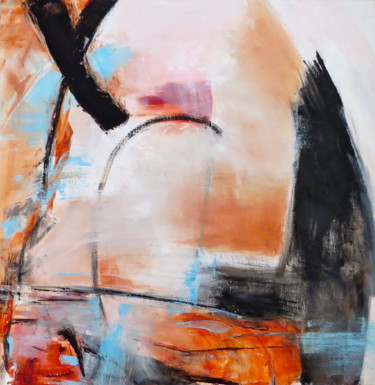 Pintura titulada "la tête à l'envers" por Elisabeth Pierret, Obra de arte original, Acrílico