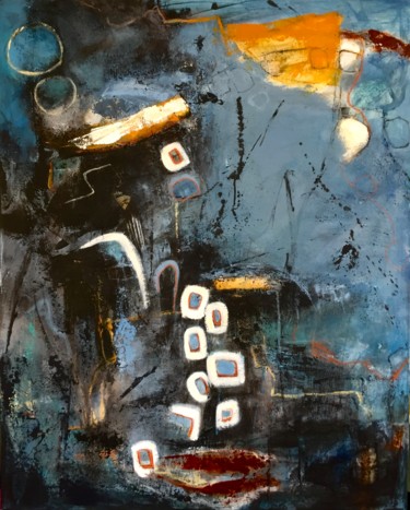 fantasme exotique Peinture intitulée "fantasme exotique" par Elisabeth Pierret, Œuvre d'art originale, Acrylique Monté sur Châssis