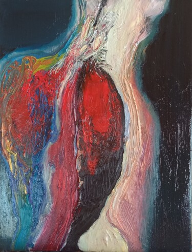 Painting titled "ES-P22-11" by Elisabeth Sandillon, Original Artwork, Oil