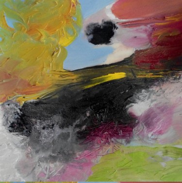 ES-P16PAPIER-17 Peinture intitulée "ES-P16PAPIER-17" par Elisabeth Sandillon, Œuvre d'art originale, Huile