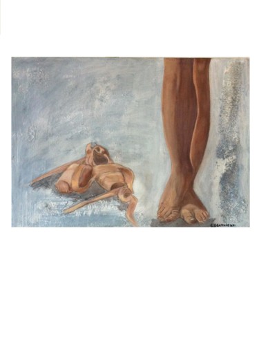 Pittura intitolato "Non mollare mai" da Elisabetta Grappasonni, Opera d'arte originale, Acrilico
