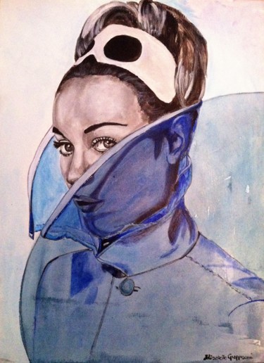 Painting titled "Ice girl" by Elisabetta Grappasonni, Original Artwork, Acrylic