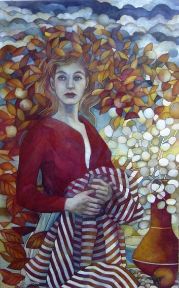Картина под названием "there's a storm bre…" - Elisabetta Trevisan, Подлинное произведение искусства, Масло
