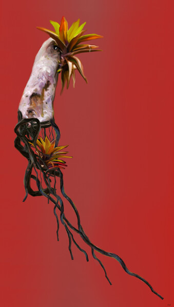 Arte digital titulada "BIRD HEART" por Elisa Cozzani, Obra de arte original, Trabajo Digital 2D