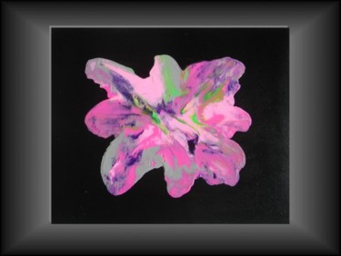 Peinture intitulée "Compression Iris" par Zab, Œuvre d'art originale