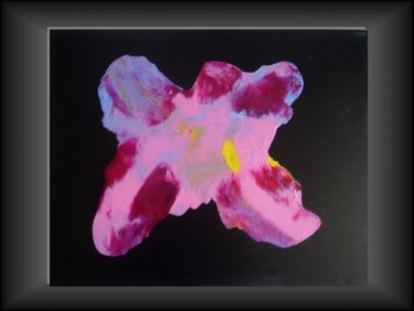 Peinture intitulée "Papillon 1" par Zab, Œuvre d'art originale